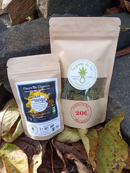 Fleurs de Chanvre CBD - SLASH MANGO -  10 g  
