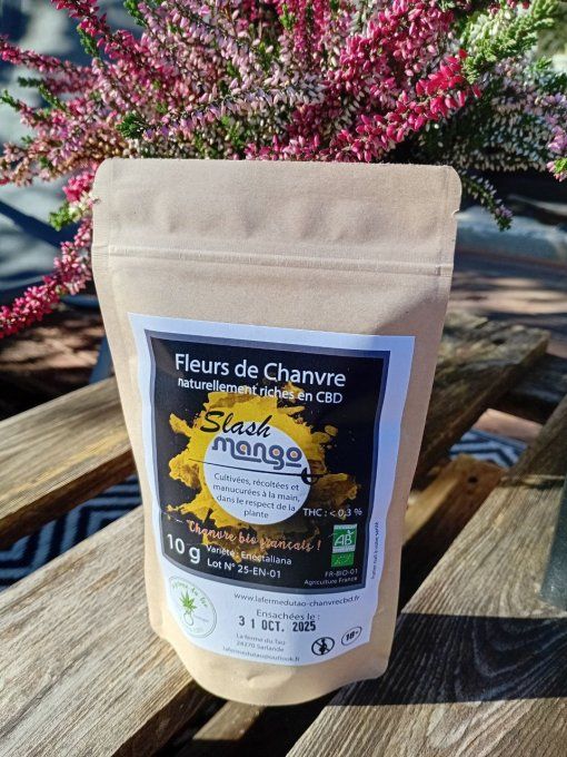Fleurs de Chanvre CBD - SLASH MANGO -  10 g  